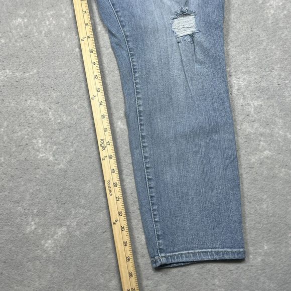 Torrid Jegging Womens Size 20 Light Blue Jegging Stretch Denim Jeans Pockets - Picture 5 of 10